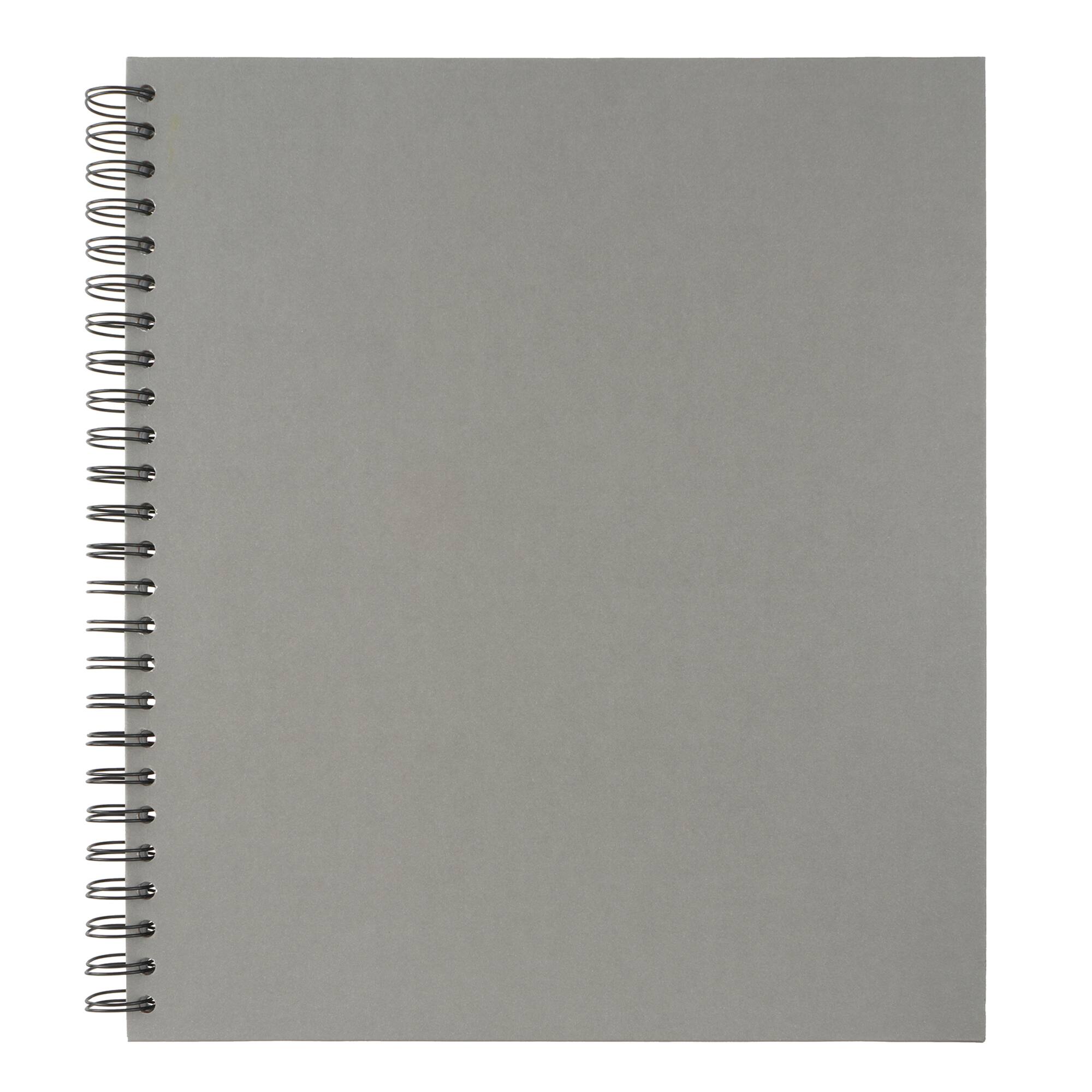 13" x 11.25" Gray Spiral Bound Scrapbook Album by Recollections™